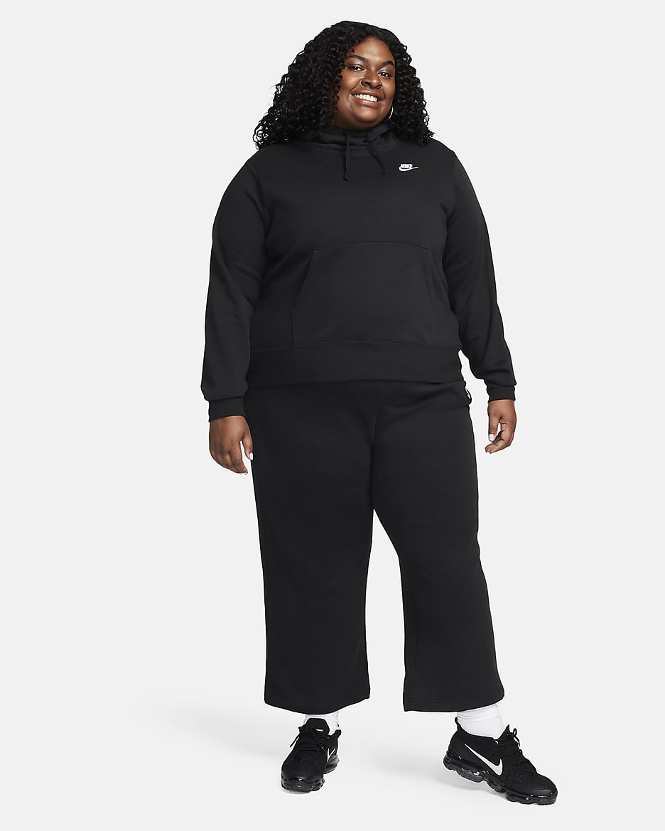 Nike Sportswear Club Fleece Women s Funnel Neck Hoodie Plus Size